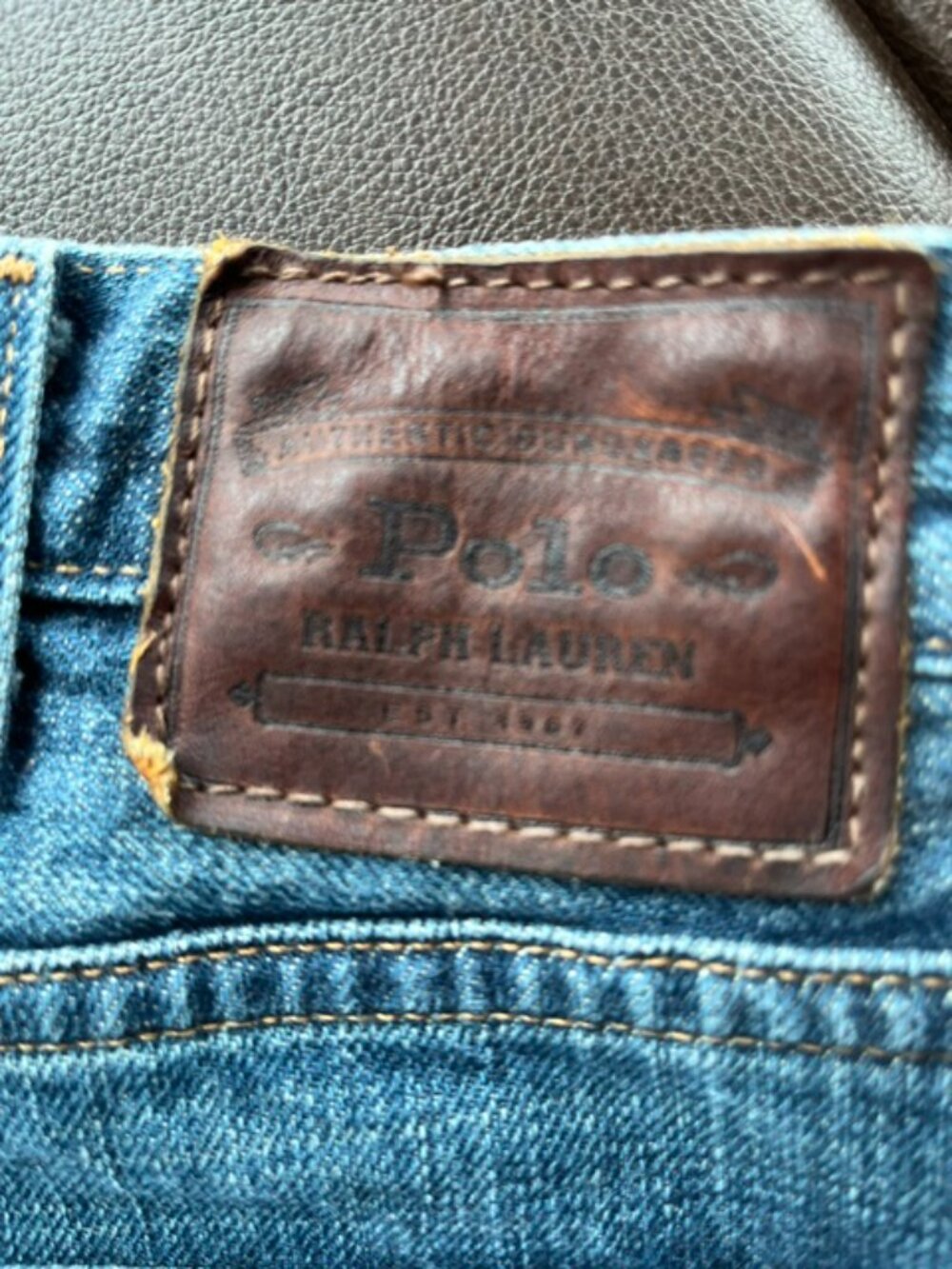 Polo Ralph Lauren Men's Classic Five Pocket Jeans 36" x 36" ....Barely worn.